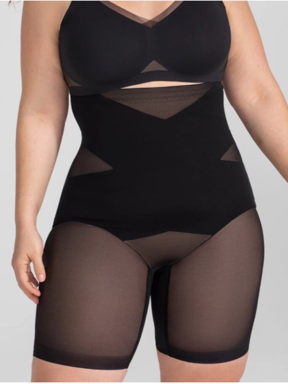 HoneyLove SuperPower Short Shapewear Runway Black Size 2X
